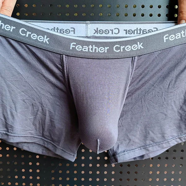 

Мужское нижнее белье с выпуклым мешочком, супер большие боксеры с U-образным вырезом, эластичные модальные карманы с промежностью, нижнее белье, трусы с низкой талией, увеличивающие трусы