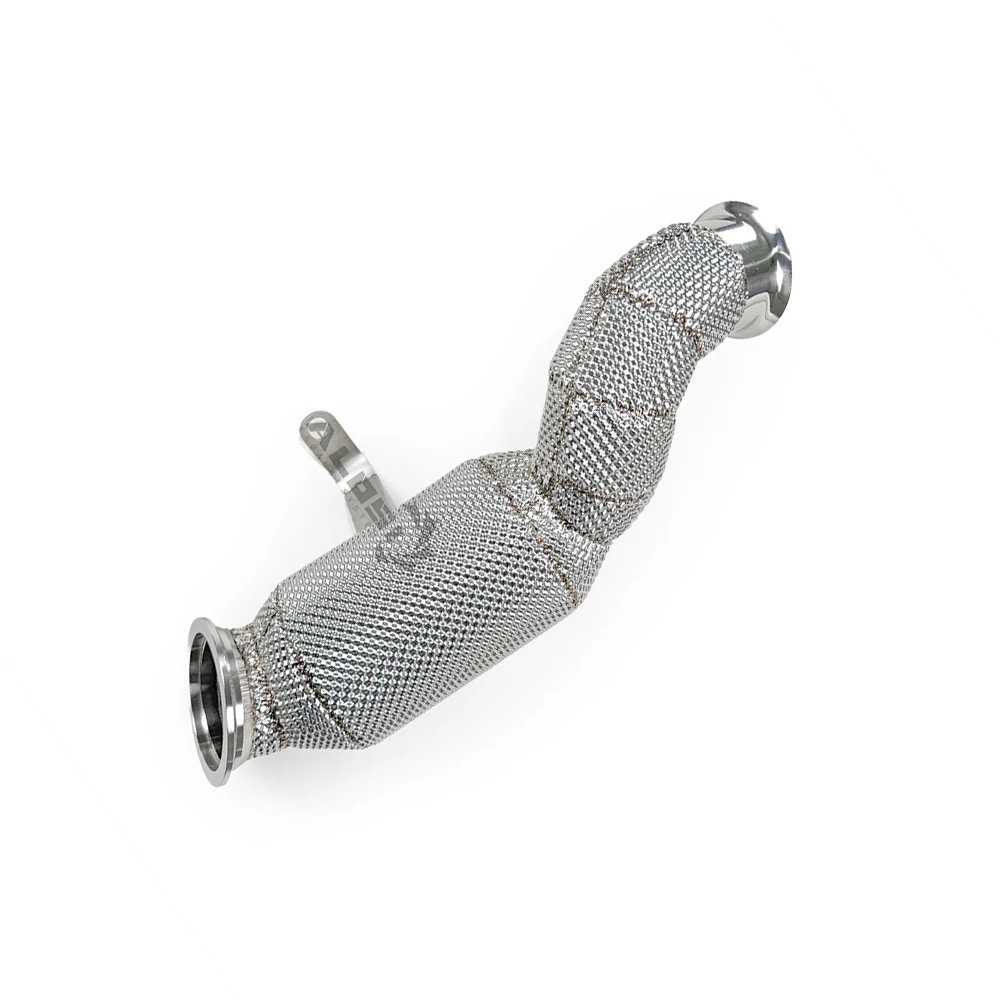 

For Mercedes-Benz E200 E250 E300 2014-2020 2.0T M274 downpipe with thermal insulation performance sports cat downpipe