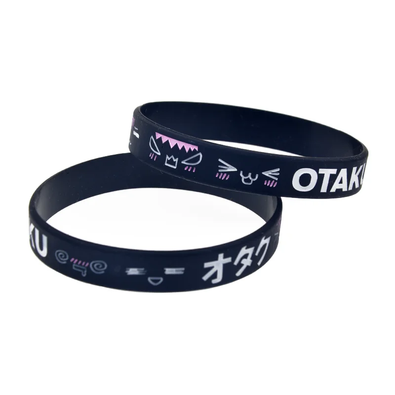 50 Stück Anime-Geschenk-Armbänder aus Silikonkautschuk, OTAKU-Armband für Männer, Frauen und Jugendliche, Partygeschenke – Detail 6
