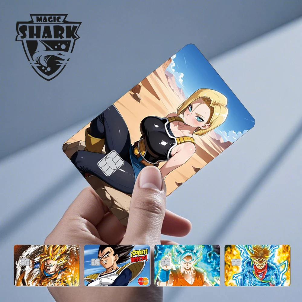 Magic Shark Fashion Anime 3M PVC Matte Ultra Thin Skin Sticker Cover Film für Debit-Kreditkarten
