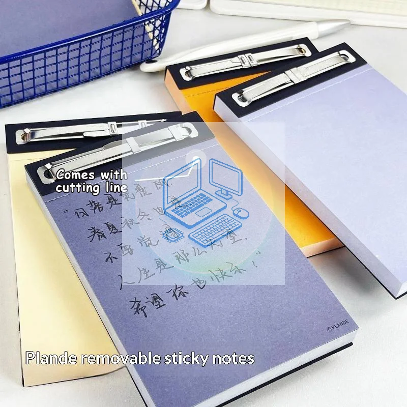 Planable Tear-off Notepad, Non-Adhesive Binding Memo Pad, INS Style Reusable Journal Planner, Student Stationery Gift