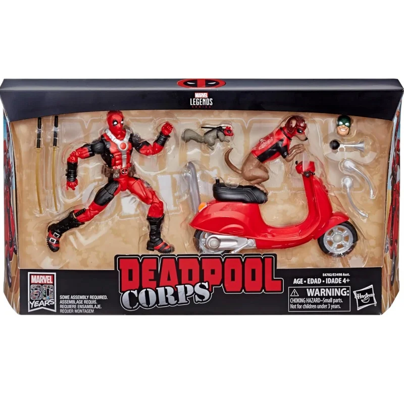 

В наличии Hasbro Marvel Legends Deadpool мотоциклетный набор роскошный ограниченный выпуск 6-дюймовый мобильный кукла подарок