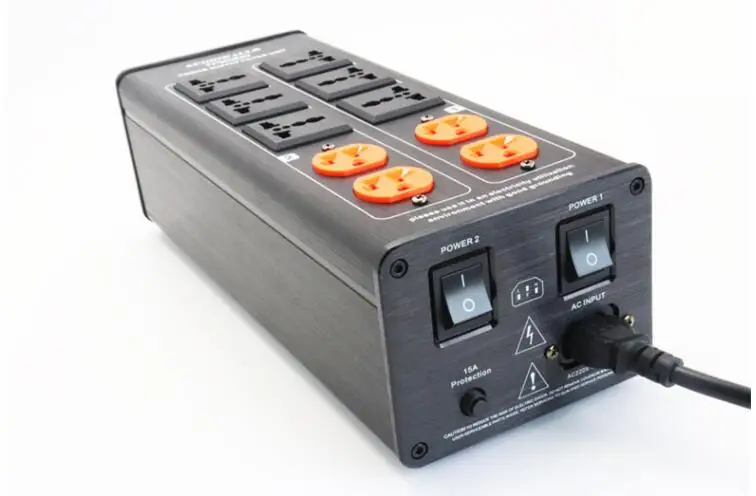 TP2000 فلتر ضوضاء صوتي عالي الجودة جديد 3000 وات، فلتر طاقة مكيف تيار متردد #2