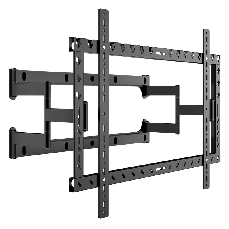 TV Wall Mount Monitor Stand Bracket for 55-110 Inch TV Full Motion TV Frame Swivel Articulating 6 Long Arms Max VESA Load DY829