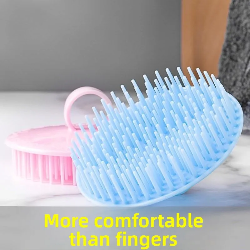 

Винтажная пластиковая расческа-массажер для головы с жесткими зубьями для мытья волос, инструмент для ежедневного домашнего использования