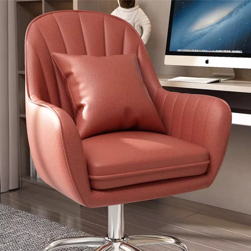 Modern Computer chair home comfort sedentary backrest casual office seat girl cute bedroom student desk turn chair
