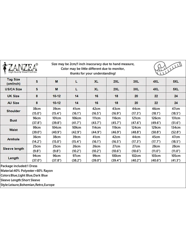 Mode robe d'été Denim bleu robe d'été ZANZEA femmes Vintage revers cou à manches courtes travail robes décontracté solide boutons robes