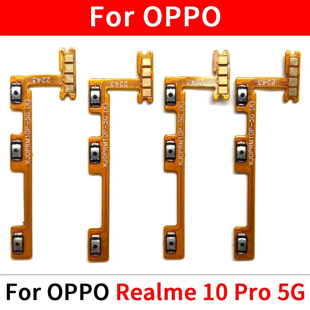 Power Button Volume Switch On Off Button Flex Cable For OPPO Realme 9 10 Pro C11 2020 2021 C12 C15 C17 C21Y C25 C25Y C30 C33 C25