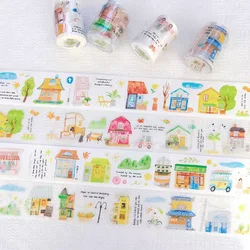 My Block Daily Life Matte PET Tapes Craft Supplies DIY Scrapbooking Card Making Decor Plan Sticker