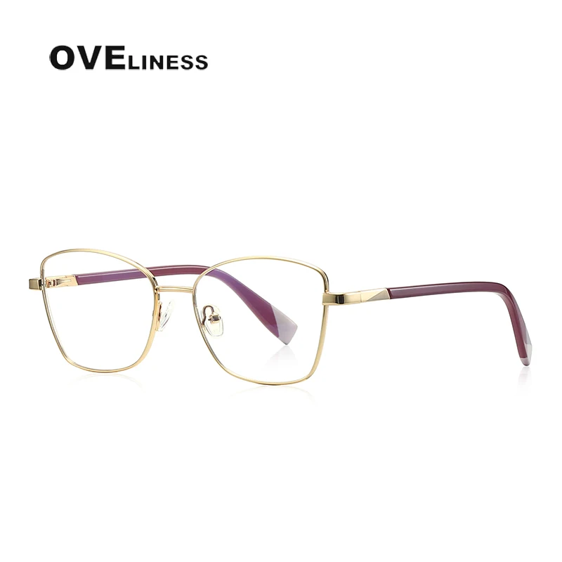 

Антисиние очки для чтения, металлические мужские и женские очки для пресбиопии, очки унисекс, оптические очки, компьютерные очки, модные +1,00