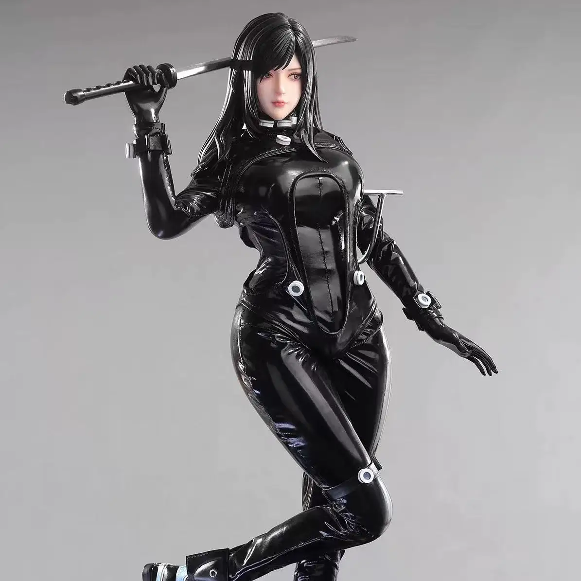 لعبة Gantz Reika Shimohira كاملة من السيليكون ثنائية الأبعاد، هيكل عظمي مفصلي قابل للجمع