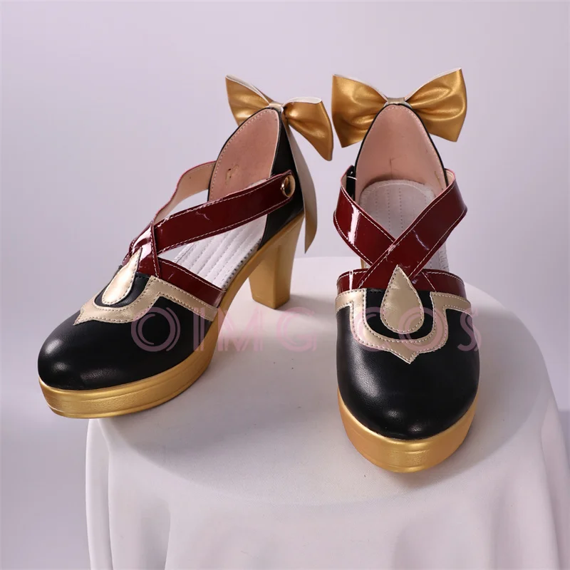 รองเท้าคอสเพลย์ Genshin Impact Marionette Sandrone อนิเมะจีน สำหรับฮาโลวีน เกม