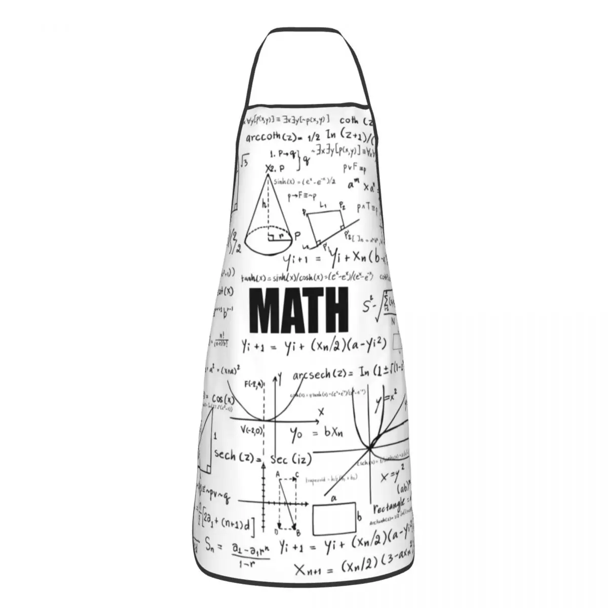 Mathematics Math Formulas Aprons for Men Women Science Geek Teacher Gift Adult Kitchen Chef Bib Tablier Cuisine Cooking Baking