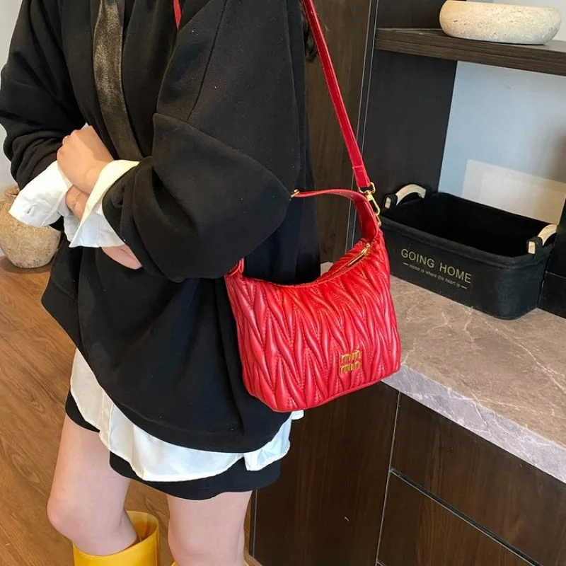 

Luxury Metallic Leather Shoulder Bag For Women Glamorous Evening Crossbody Handbag Ladies Sequined Party Clutch Purse