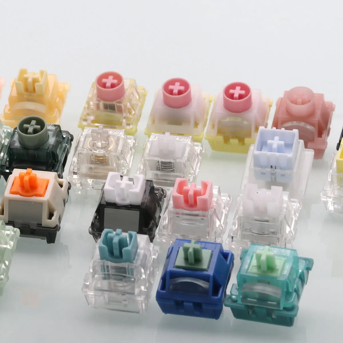 30pcs Mixed Magnetic Switches Sample Pack Multi-Brand Hall Effect Switch Collection for Gaming Magnetic Keyboard