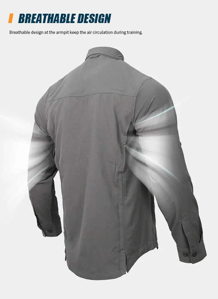 Emersongear Blue Label Belüftete Taktische Hemden für Pendler, Outdoor, Wandern, Camping, Urban Sports und Alltag aus Nylon – Detail 5