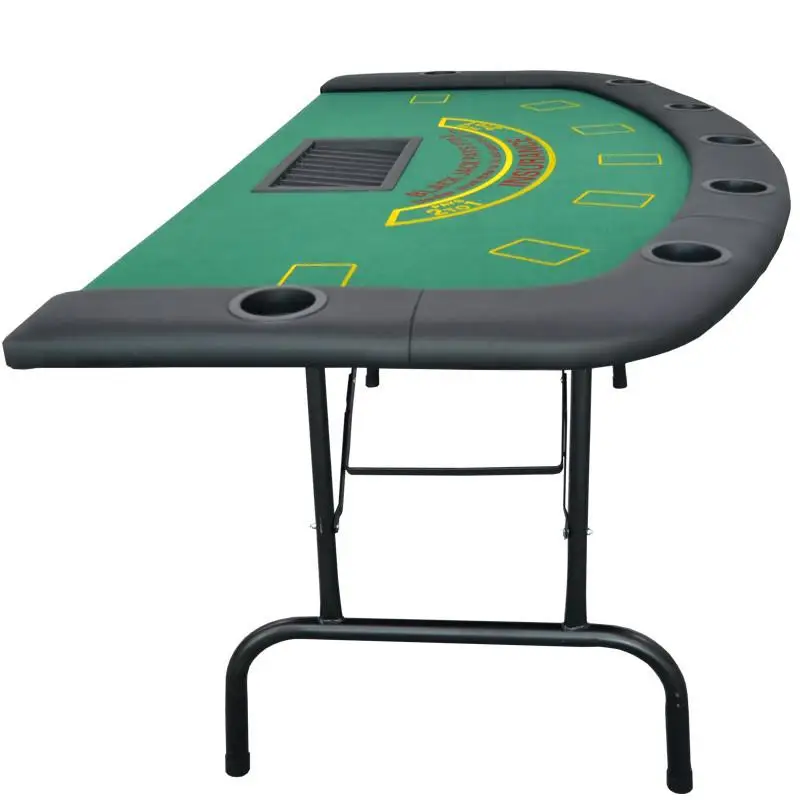 

Design Professional Texas Poker Table With Foldable Legs For Gambling & Mahjong