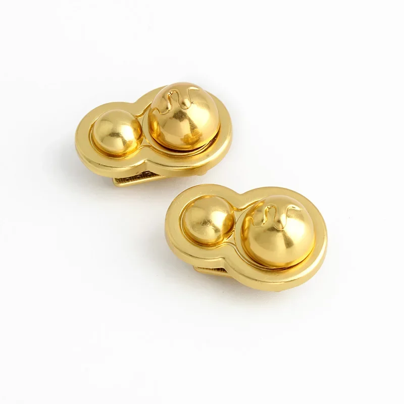 Old Gold Metal Push Locks For Bags Handbag Shoulder Purse Clasp Turn Lock Twist Lock Buckles Leather Craft Hardware Accessories
