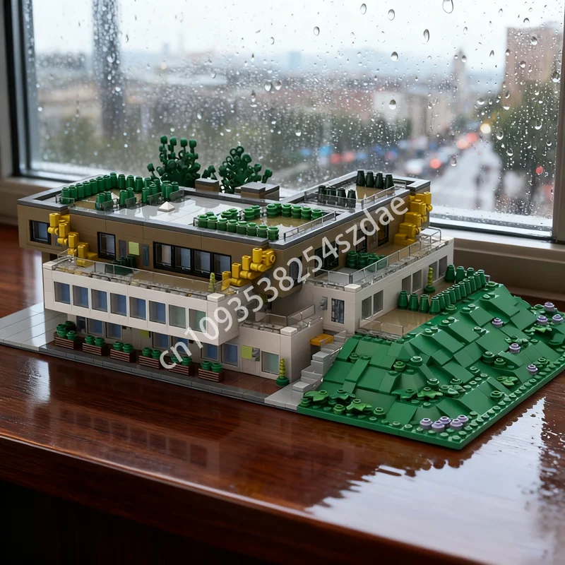 

2089 шт. MOC Wernersholm квартира архитектурная модель строительные блоки Рождественский подарок конструкция DIY кирпичная игрушка детский день рождения