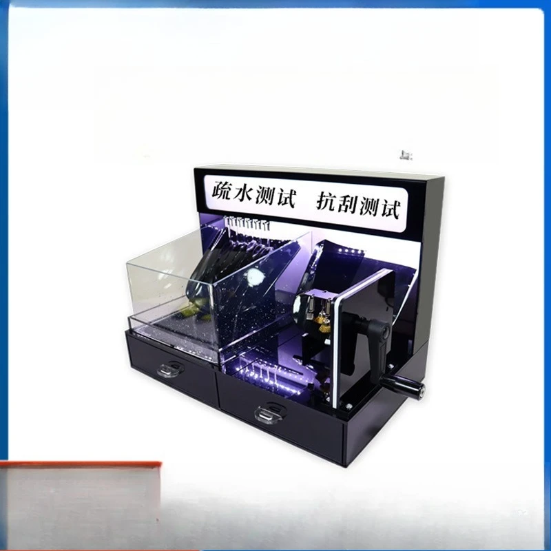 Coating hydrophobicity demonstration props impact crusher film test instrument