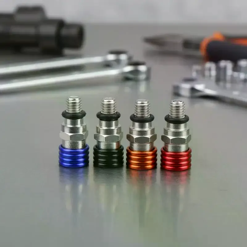 2Pcs M5 Front Fork Air Bleeder Screw Air Release Relief Valve Off-road Motorcycle Dirt Pit Bike Suspension Parts