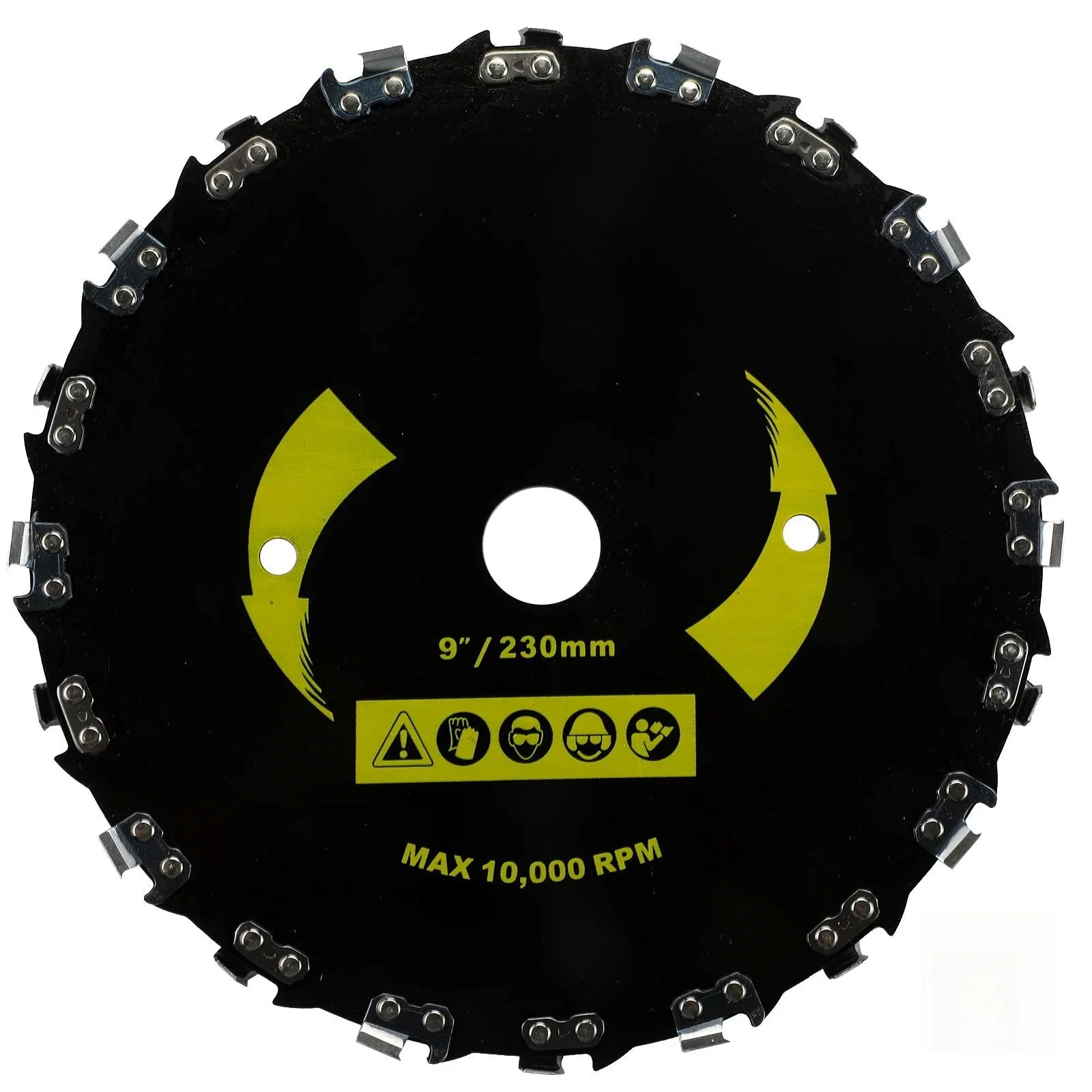 

Brush Cutter Blades - Trimmer Chainsaw Tooth Saw Blade - Trimming Trees, Cutting String, Underbrush, and More - 20 Tooth 9