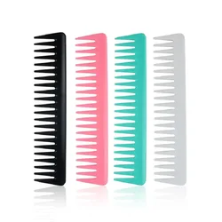 MJ Custom Logo Hair Comb Detangling Brush Anti Static Barber Plastic Comb