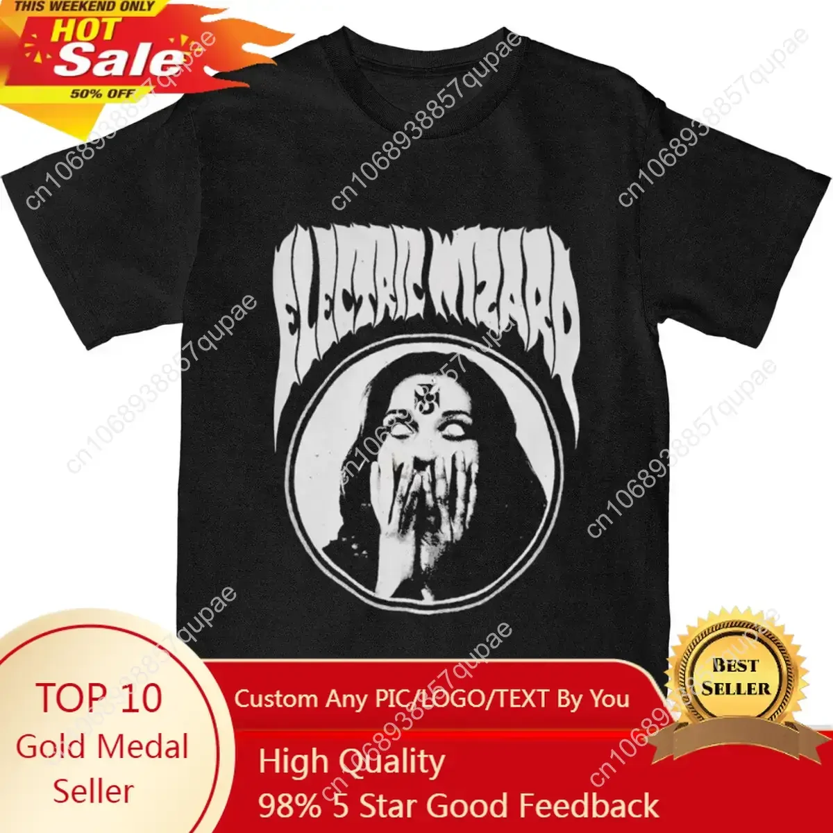 

Electric Wizard Dopethrone Apparel Shirt Men Women Stoner Metal Band Vintage Pure Cotton Printed Tees