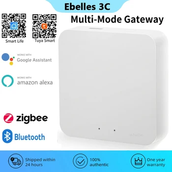 Tuya-Smart Life Gateway Hub,Zigbee 3.0,bluetooth,マルチモード,スマートホームブリッジ,ワイヤレスリモコン,Alexa, Googleで動作