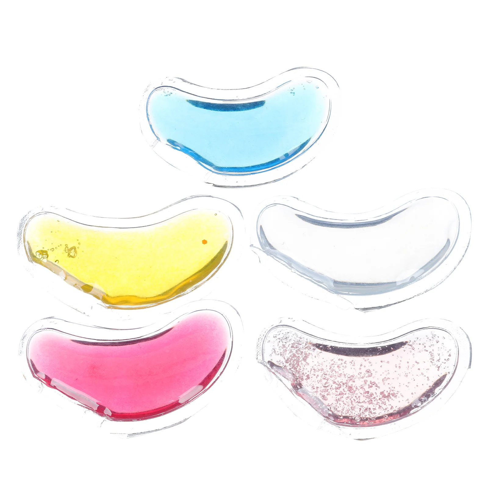 5 uds parche para el cuidado de los ojos almohadillas de hielo de Gel tratamiento de ojos reutilizable frío caliente máscaras de enfriamiento para ojeras