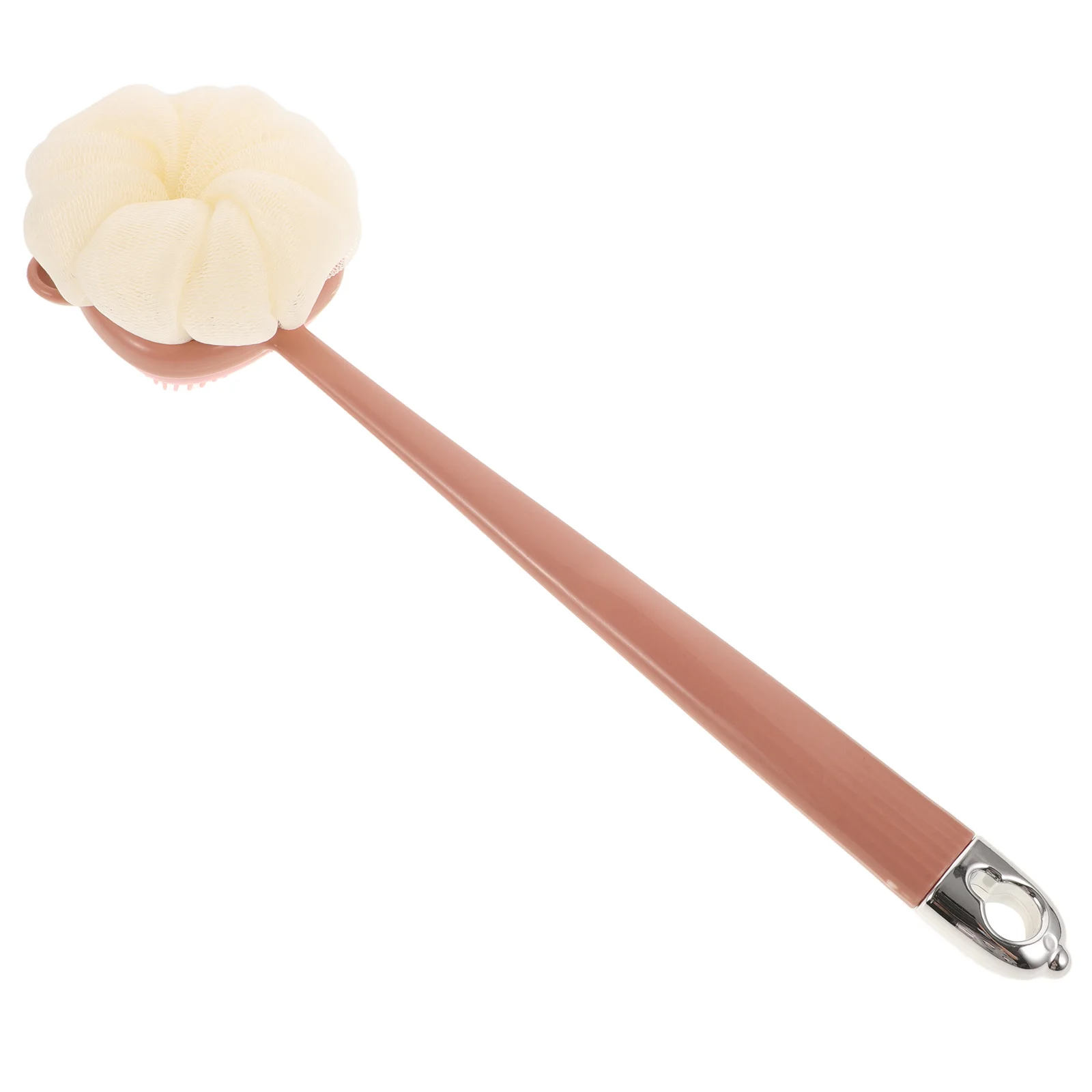 

Soft Silicone Dual-Sided Shower Brush Long Handle Body Scrubber Exfoliating Bath Back Cleaner Refreshing Skin Care