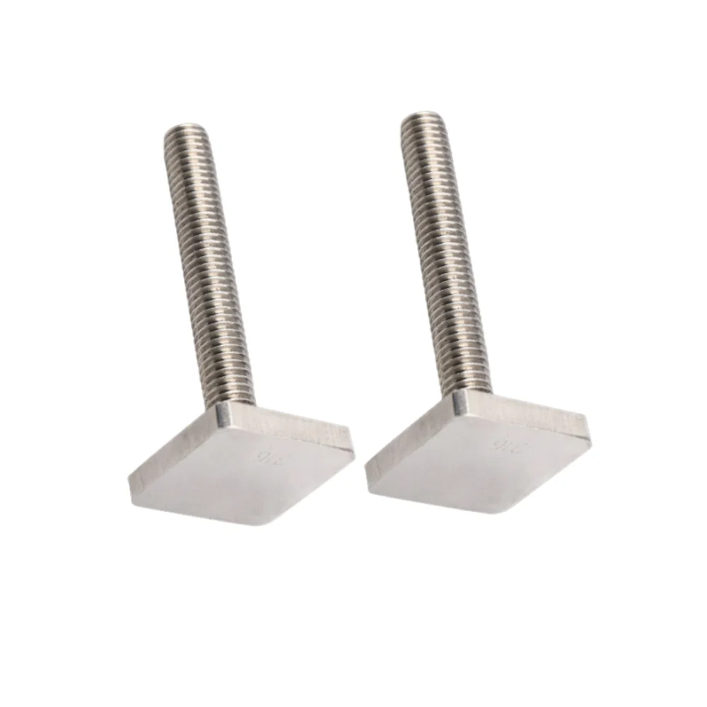 

3pcs Square Head Bolts Square Head Size 20X20mm*M6*35mm For Thule FreeRide 532 T-Bolts T-Track Roof Racks Bike Racks