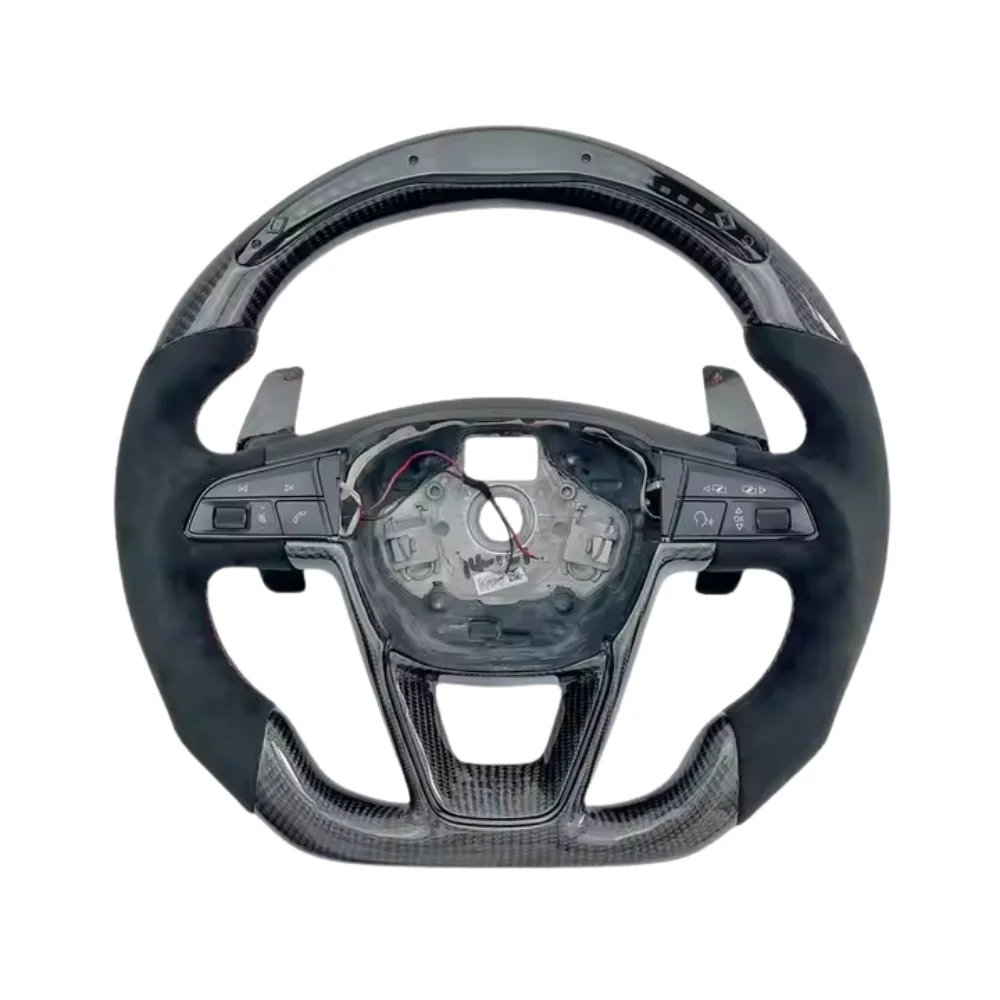 

ZY Customized Matte Carbon Fiber Steering Wheel for Aston Martin