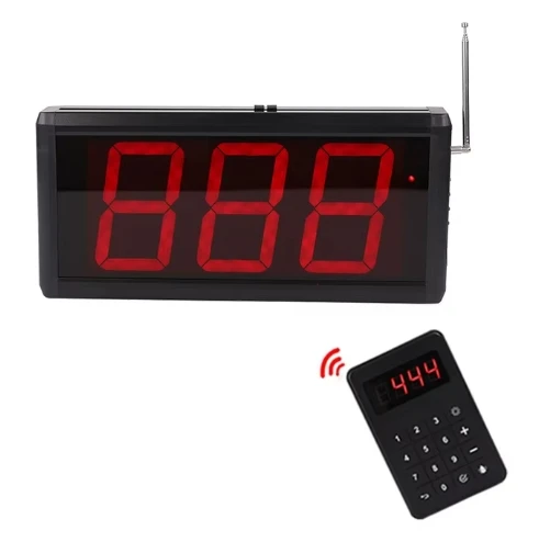 نظام استدعاء النادل اللاسلكي للمطاعم والمستشفيات والبنوك والعيادات والمطابخ والمقاهي والشاحنات الغذائية - نظام بث أرقام الطابور #2