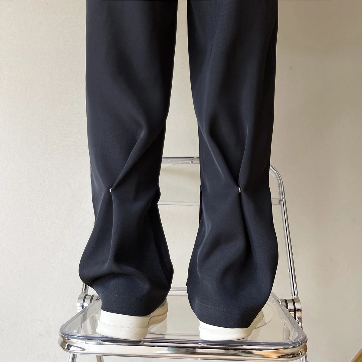 

Мужские летние тонкие прямые брюки из охлаждающего шелка, быстросохнущие, легкие, струящиеся, в пол, спортивные, повседневные