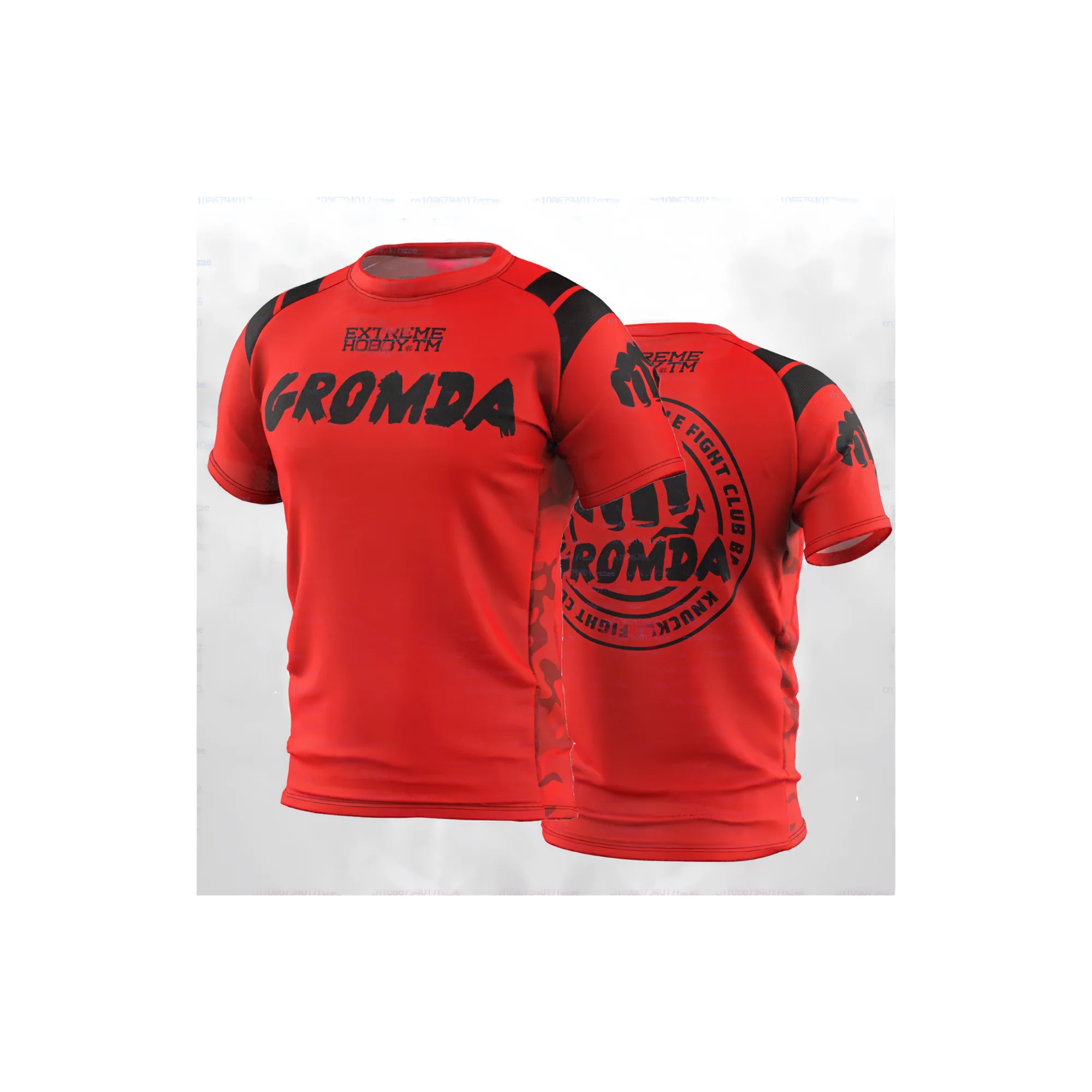 GROMDA Battle Boxing Game Team Jersey Men MMA Play Fighting Short Sleeve T-shirts Fans Summer 3D Print Breathable Sportwear