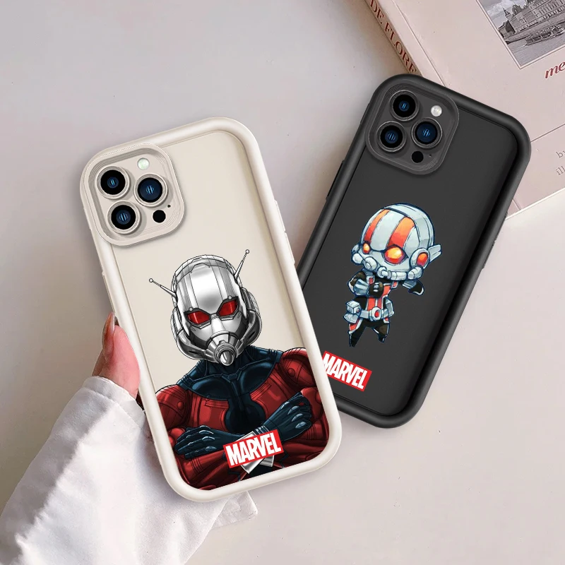 Marvel Ant-Man Art Eye Ladder For Apple iPhone 15 14 13 12 11 XS XR X Pro Max Plus Cover Phone Case