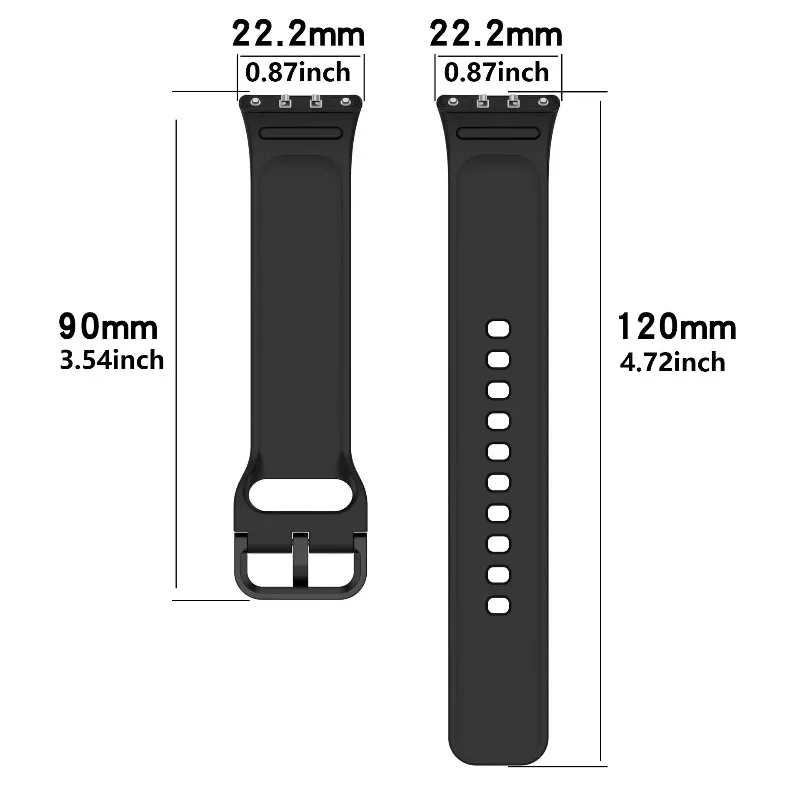 삼성 갤럭시 핏 3용 단색 스포츠 실리콘 시계줄 부드러운 팔찌 스트랩 삼성 갤럭시 핏3 손목 밴드 액세서리