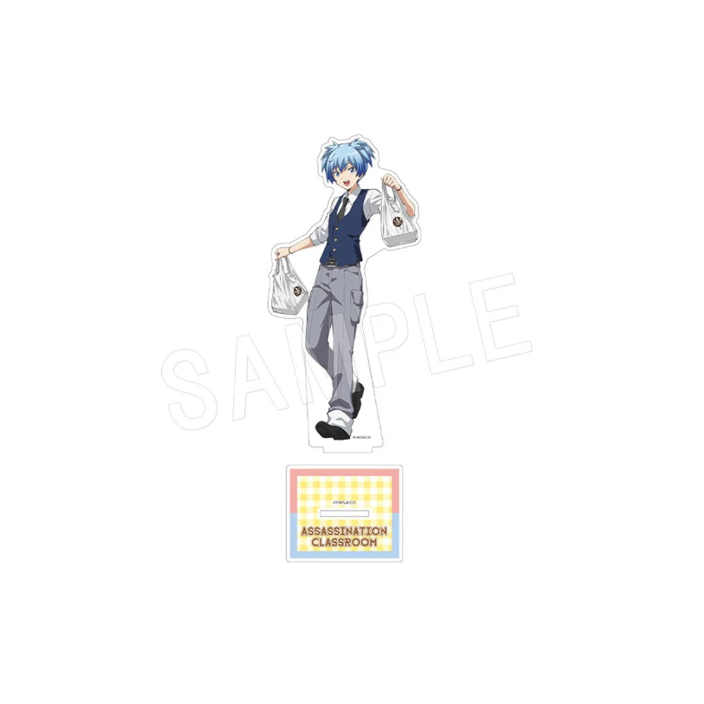 Assassination Classroom 15CM Double Sided Acrylic Stand Keychain 2026 New Anime Stand Korosensei Nagisa Desk Decor Gift For Fans