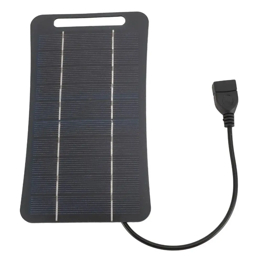 5V 2W USB Solar Charger Panel Versatile Power Source with USB Output Solar Panel Charger Durable Waterproof