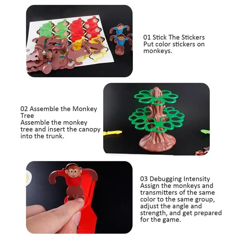 Intelligence Children Toys Monkey Climbing Tree Board Game Family Friends Interactive Party Desktop Game Toy for boys Girls