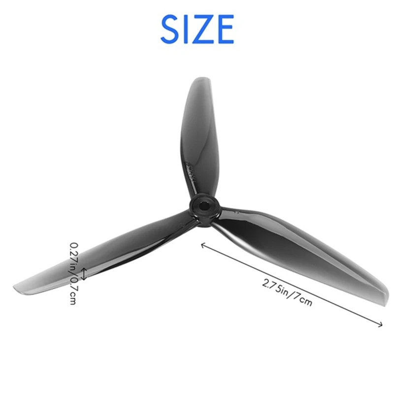 4 Pairs For HQPROP 7X4X3 7040 3-Blade PC Propeller For RC FPV Freestyle 7Inch Long Range LR7 Cinelifter Drones DIY Accessories