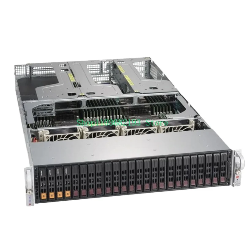 Ultra-Micro 2049u-tr4 2U Rack Four-Way CPU Server Host Technology Computing Computing Rendering 112 Core