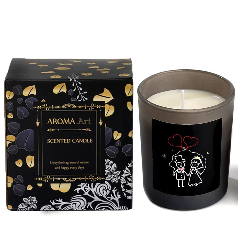 Candle Jars Festival Atmosphere Couple Dinner Scented Candles Aromatherapy Candles Home Decoration