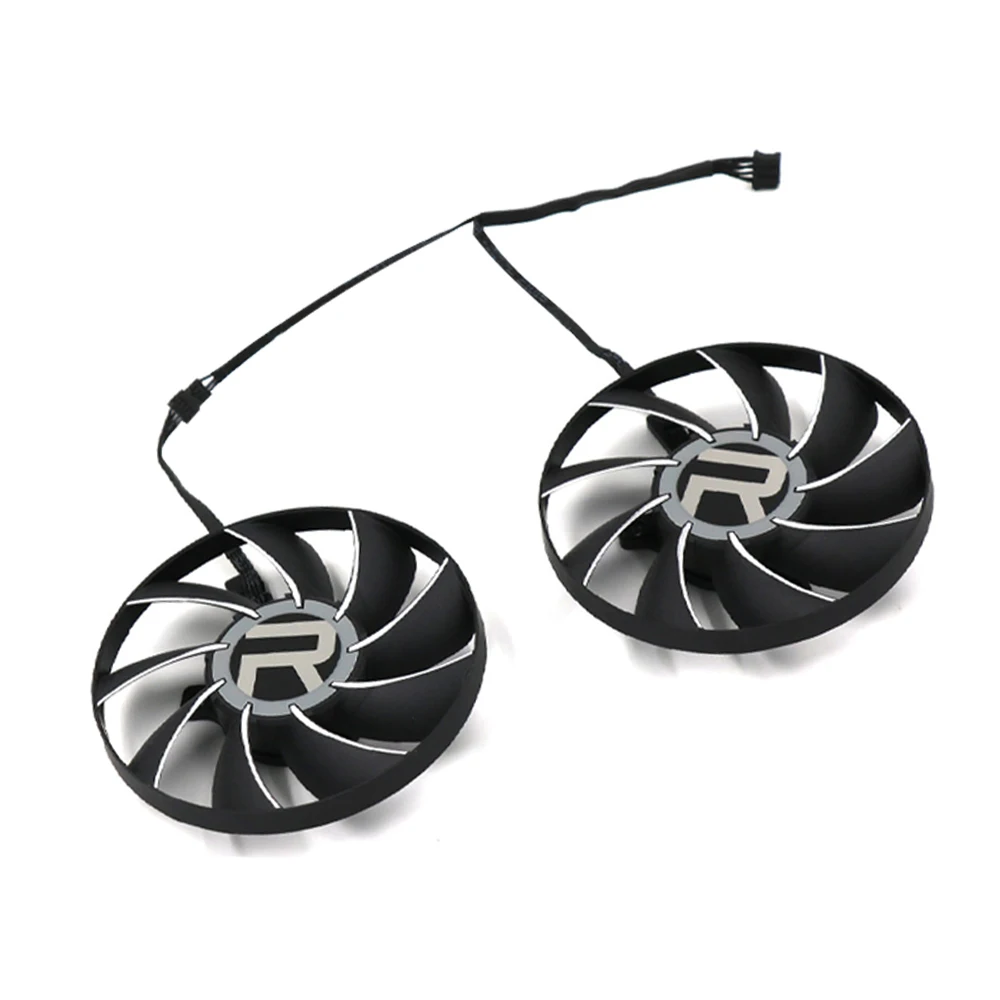 Оригинальный R ​ X6700XT AUB0812VD-00 Вентилятор видеокарты для AMD RADEON RX 6700 XT FE Сменный вентилятор видеокарты с корпусом