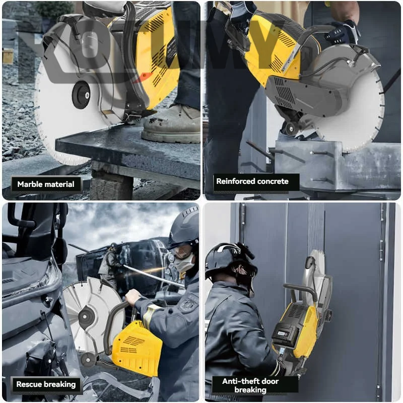 14 سنتيمتر فرش آلة قطع الخرسانة الكهربائية 5000 واط عالية التردد بلا أسنان المنشار الحجر/آلة قطع المعادن