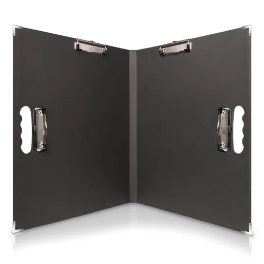 

18x24 Clipboard for Artists and Architects - Foldable File Folder and Drawing Board with 4 Clips and Corner Protectors Folds Co