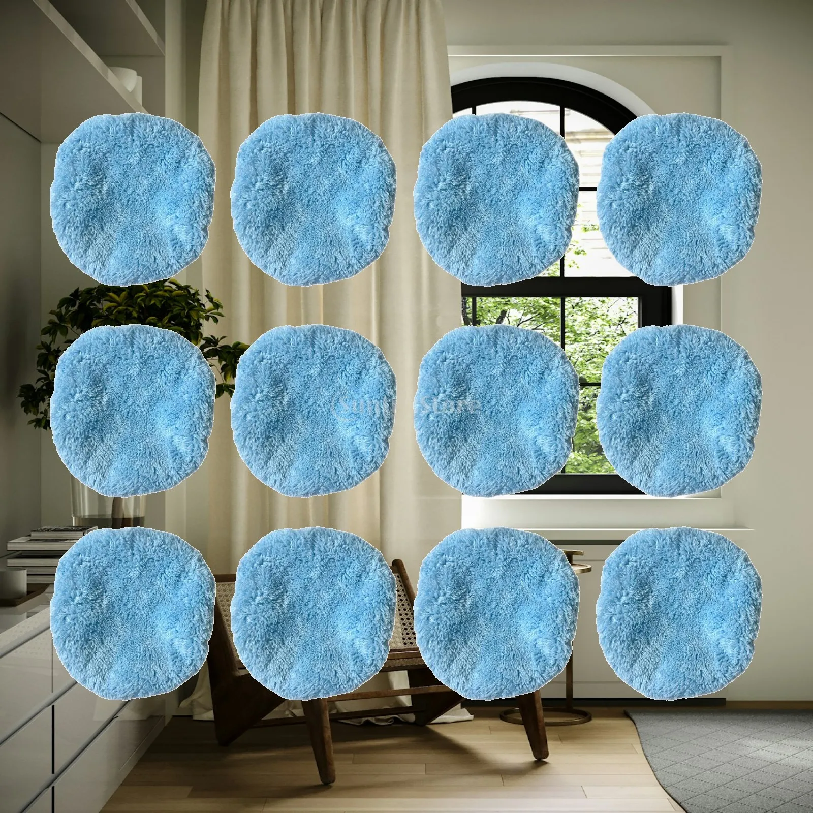 Window Cleaning Robot Pad Coral Velvet Cleaning Cloths Machine Washable Replacement for Home
