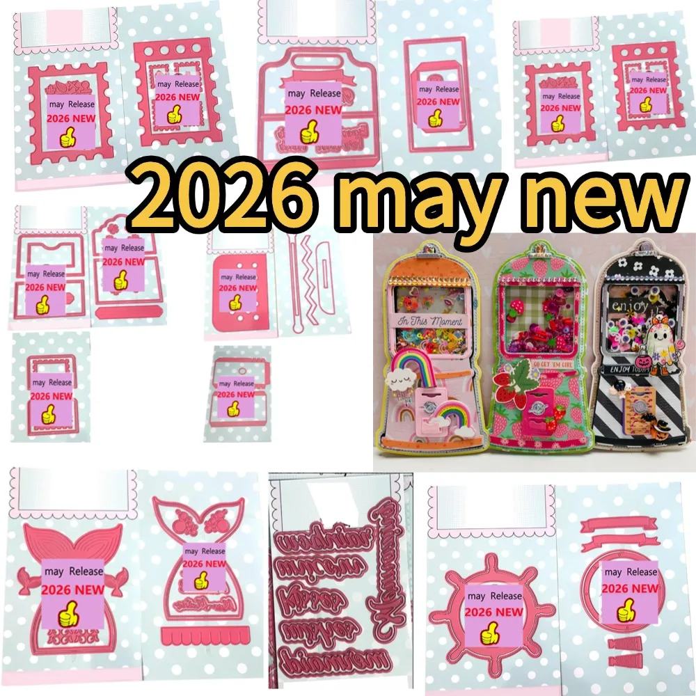 Taschen-Metall-Stanzformen Scrapbook-Tagebuch-Dekoration Schablone Prägevorlage DIY Grußkarte Handgemacht 2026 Neu