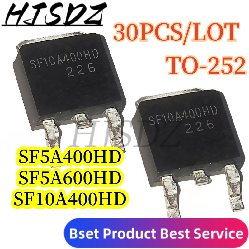 Surface-mount MOSFET【30PCS/LOT】 SF10A400 SFF5A400 SF5A600 TO-252 SF10400HD SF5A400HD SF5A600HD Spot shipment